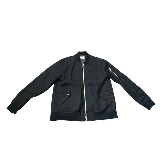Junred - Japan Streetwear Bomber Jacket - Black- Large - Picture 1 of 4